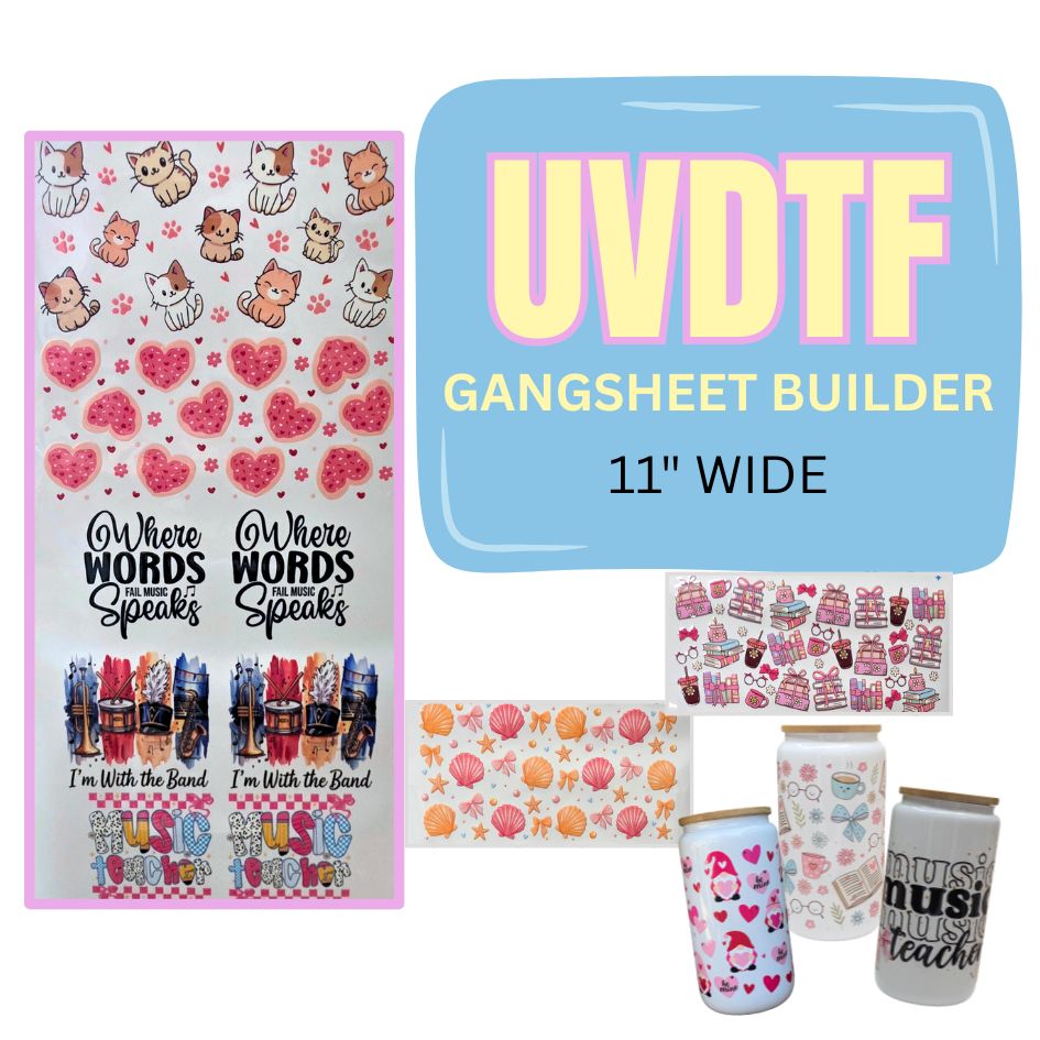 Custom UV-DTF Gang Sheet