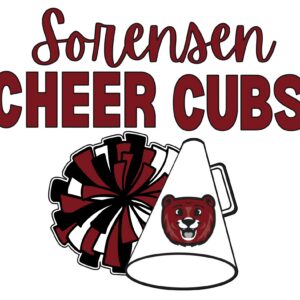 Sorensen Cubs cheer UV-DTF sticker DTFgalore